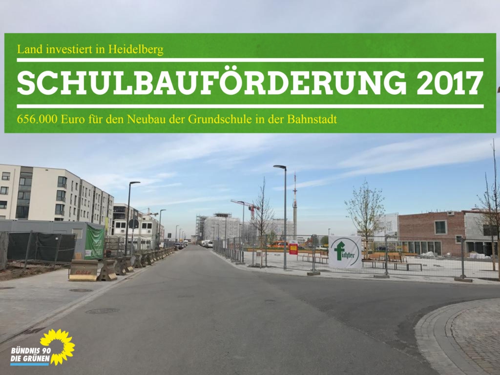 Schulbauförderung 2017: Heidelberg ist mit dabei! - Theresia Bauer